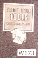 Warner & Swasey-Warner & Swasey Tooling Catalog No. 38, Turret Lathe Tooling Manual Year (1946)-No. 38-01